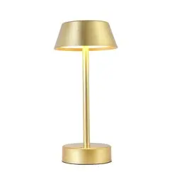 Аккумуляторная настольная лампа Crystal Lux SANTA LG1 GOLD