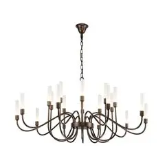 3014-20P, подвесная люстра, D1200xH680/1680, 20xG9LEDx7W, 4900LM, 3000K, included