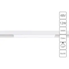 Магнитный трековый светильник Arte Lamp LINEA A4642PL-1WH