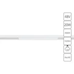 Магнитный трековый светильник Arte Lamp LINEA A4663PL-1WH