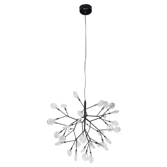 Светильник подвесной Crystal Lux EVITA SP36 BLACK/TRANSPARENT