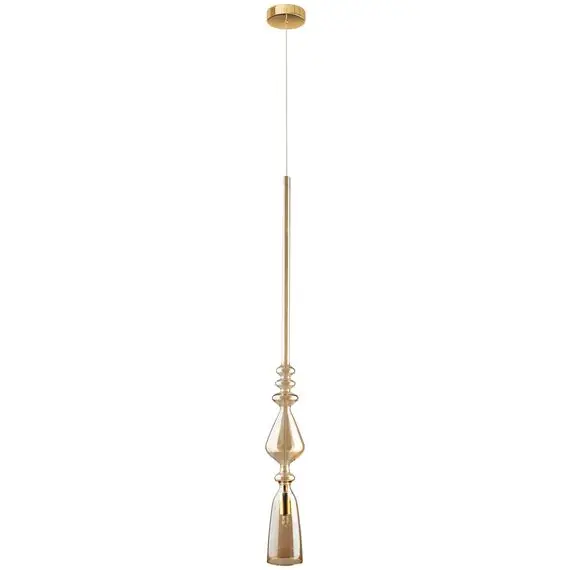 Светильник подвесной Crystal Lux LUX NEW SP1 B AMBER