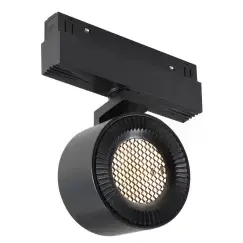 Поворотный магнитный трековый светильник с антибликовой решеткой iLEDEX TECHNICAL VISION SMART 4822-010-D82-12W-38DG-BK (WALL WASHER)