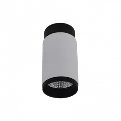 Светильник накладной iLEDEX Delta 1954-10W-3000K-36 BK+WH