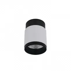 Накладной светильник iLEDEX Delta 1955-10W-3000K-36 BK+WH
