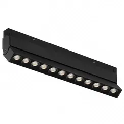 Поворотный магнитный трековый светильник iLEDEX TECHNICAL VISION 4822-003-L236-12W-38DG-3000K-BK