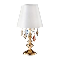 Настольная лампа Crystal Lux MERCEDES LG1 GOLD/COLOR