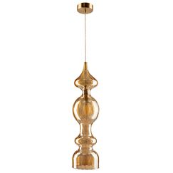 Светильник подвесной Crystal Lux IRIS SP1 A AMBER
