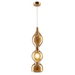Светильник подвесной Crystal Lux IRIS SP1 B AMBER