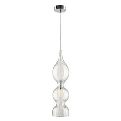 Светильник подвесной Crystal Lux IRIS SP1 B TRANSPARENT