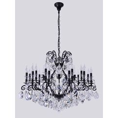 Люстра Crystal Lux MAGNIFICO SP19 BLACK/TRANSPARENT