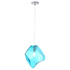 Светильник подвесной Crystal Lux NUESTRO SP1 CHROME/BLUE