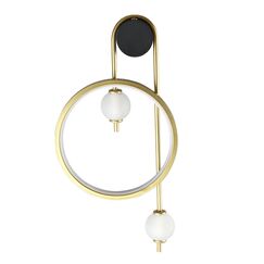 Бра Crystal Lux RODRIGO AP20W LED BLACK/GOLD