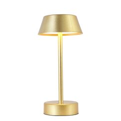Аккумуляторная настольная лампа Crystal Lux SANTA LG1 GOLD