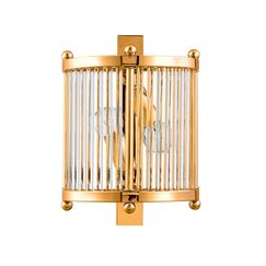 Бра Crystal Lux TADEO AP2 GOLD/TRANSPARENTE