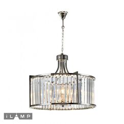 Подвесная люстра iLamp Qeens P2553-6 Nickel