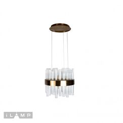 Подвесная люстра iLamp Art 6120-400 GD