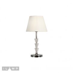 Настольная лампа iLamp Alesti T2424-1 Nickel