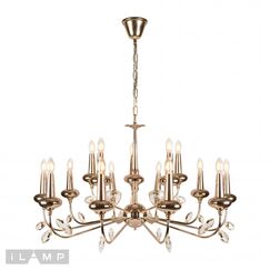Подвесная люстра iLamp Dames 1020-10+5 GD