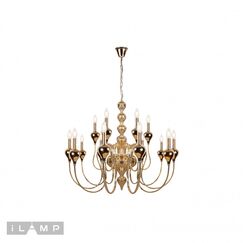 Подвесная люстра iLamp Lady 88003-10+5 GD