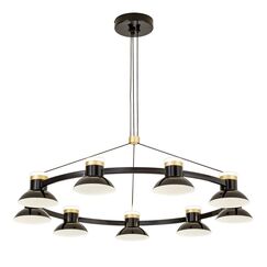 4516-9P, подвесная люстра, D880xH300/1800, 9xLEDx10W, 7200LM, 4000K, included