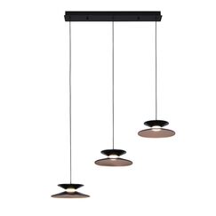 4372-3P, подвесная люстра, L700xW200xH300/1800, 3xLEDx4.3W, 910LM, 4000K, CRI>90, included