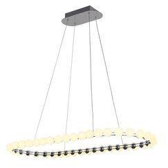 4589-10P, подвесная люстра, L1000xW390xH1585, LEDx48W, 3800LM, 4000K, included