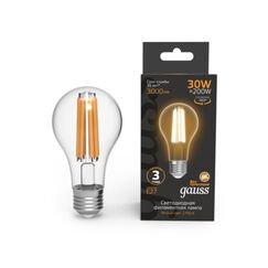 Светодиодная филаментная лампа Gauss FILAMENT A70 30W 3000Lm 2700K E27 102902130