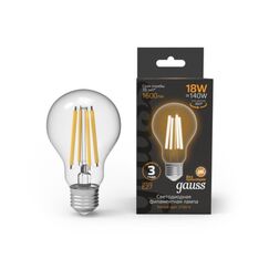 Светодиодная лампа Gauss A60 18W 1600Lm 2700K E27 102902118