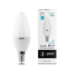 Светодиодная лампа Gauss Свеча 12W 920Lm 4100K E14 33122