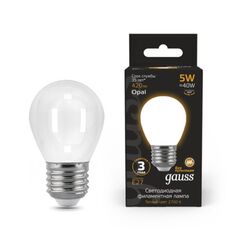 Светодиодная лампа Gauss Шар 5W 420Lm 2700K E27 105202105