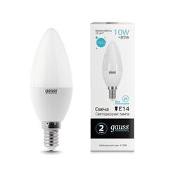 Светодиодная лампа Gauss Свеча 10W 730Lm 4100K E14 33120