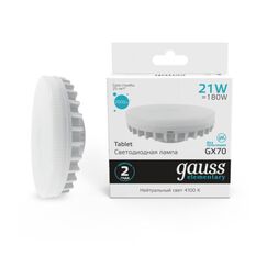 Светодиодная лампа Gauss ELEMENTARY 21W 2000Lm 4100K GX70 83822