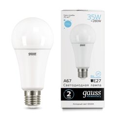 Светодиодная лампа Gauss A67 35W 2790Lm 6500K E27 70235