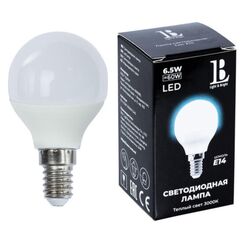Светодиодная лампа L&B 6W 520Lm 3000K E14 E14-6,5W-3000К-G45