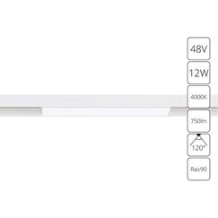 Магнитный трековый светильник Arte Lamp LINEA A4632PL-1WH