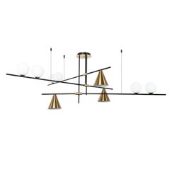 Люстра на штанге Arte Lamp JACOB A7029PL-9BK