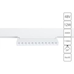 Магнитный трековый светильник Arte Lamp LINEA A4668PL-1WH