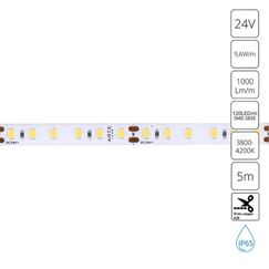 Светодиодная лента 24V 9,6W/m 4000К 5м Arte Lamp AQUA TAPE A2412008-05-4K