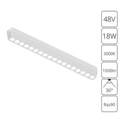 Магнитный трековый светильник Arte Lamp RAPID A1169PL-1WH