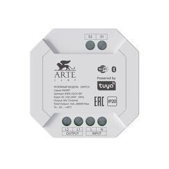 Релейный модуль Arte Lamp SMART A90S-02CH-WF