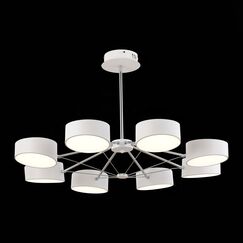 SLE6005-502-08 Светильник потолочный Белый, Хром/Белый LED 8*10W VALLE