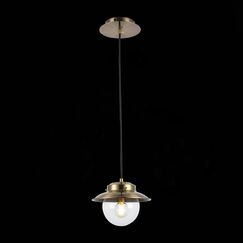 SLE110103-01 Светильник подвесной Античная бронза/Прозрачный E14 1*40W GARONNI
