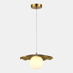 SLE1196-303-01 Светильник подвесной Латунь/Белый G9 1*5W 4000K LOREA