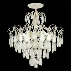 SLE160302-06 Светильник потолочный Золотистый/Белый матовый E14 6*60W MAGONZA