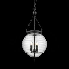 SL317.403.03 Люстра подвесная ST-Luce Черный/Прозрачный E14 3*60W SOTTO