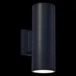 SL074.401.02 Светильник уличный настенный ST-Luce Черный/Черный LED 2*8W 4000K TUBO