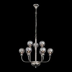 SL552.103.09 Люстра подвесная ST-Luce Никель/Дымчатый G9 9*5W FUNHI