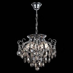 SL846.102.06 Люстра подвесная ST-Luce Темный хром/Тонированный черный E14 6*40W ORECCHINI