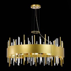 SL1633.203.16 Люстра подвесная ST-Luce Матовое золото/Матовое золото,Прозрачный E14 16*40W OLVERA